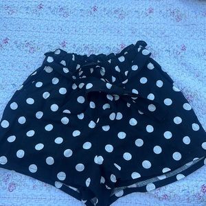 stylish polka dot shorts